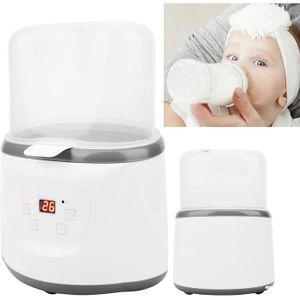 SODIAL EU Prise éLectrique Chauffe-Bouteille Lait RéChauffeur DAliments Multifonctionnel Infant Infant Rapide Infantile Biberon à TempéRature Constante Couvercle Chauffant 