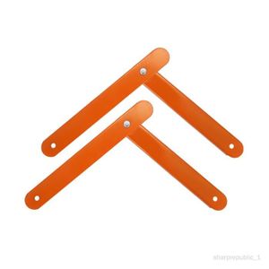 ECHELLE 2 pièces en aluminium escabeau charnière connecteur avec vis escabeaux localisateur biellette pour accessoires d'échelle Orange