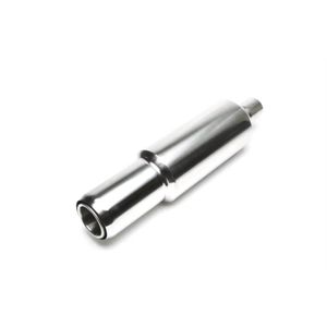 95mm rond Pot Silencieux arriere auto universel sport inox Tuning Art 125