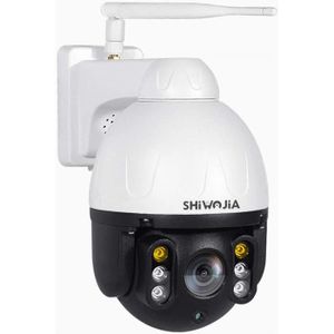 SHIWOJIA Camera Solaire Exterieur WiFi sans Fil 1080P Camera Dome Exterieur  IP Caméra,avec PIR Radar Vision Nocturne, Audio bidirectionnel, étanche  IP66 : : High-Tech