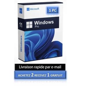 SYST EXPLOIT À TÉLÉCHARGER Windows 11 Pro - Clé d'activation - 5 PC à télécha