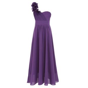 robe ceremonie violet