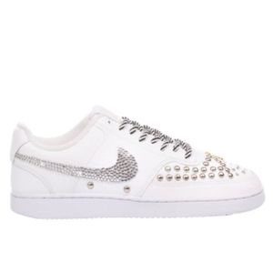 nike cuir blanche
