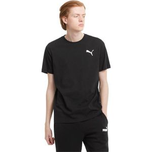 T-SHIRT Tee-shirt avec petit logo - Puma - Coton - Homme - Noir