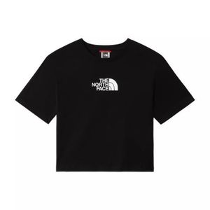 PROTÈGE-DENTS T-shirt crop fille The North Face Graphic - noir -