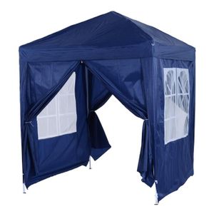 TONNELLE - BARNUM Tonnelle Tente de Réception pliante anti-UV BALI Bleu Marine