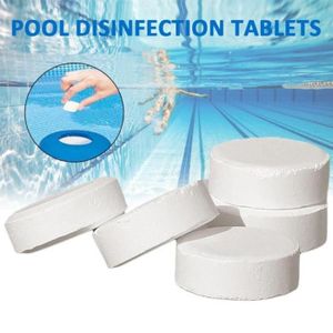 ENTRETIEN DE PISCINE 100Pcs Tablets Desinfectant Chlore pour eau piscin