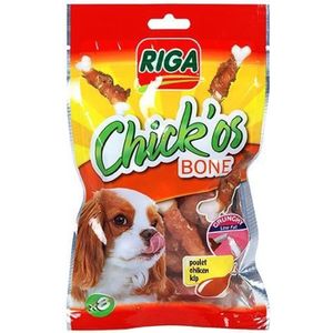 FRIANDISE RIGA Chick'os Bones Friandises pour chien - Sachet 80 g