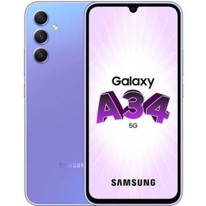 SMARTPHONE SAMSUNG Galaxy A34 5G Lavande 128 Go