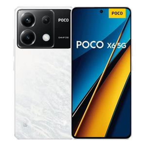 SMARTPHONE Xiaomi Poco X6 5G 12Go/256Go Blanc (White) Double 