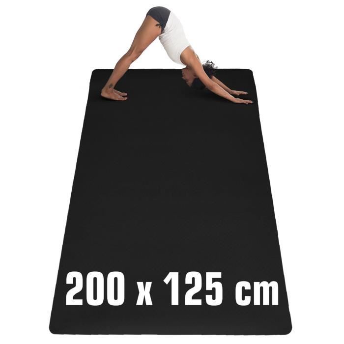Tapis de yoga sol fitness aérobic pilates gymnastique épais antidérapant  bleu 190 x 100 x 1,5 cm - Accessoire fitness yoga et pilates - Achat & prix