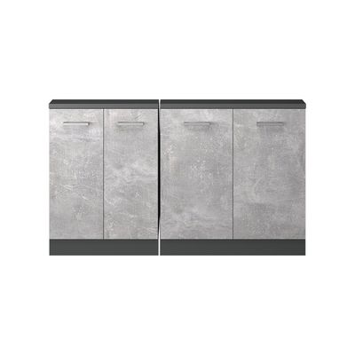 Étagère Sous Pente TOMI Blanc - 2 Niveaux, 100 X 50 X 70/110 Cm - Pour Combles, Rangement Optimisé