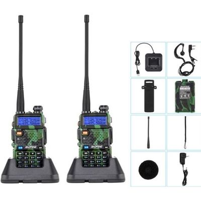 2pcs Baofeng UV-5R Talkie-walkie Professionnel FM radio VHF