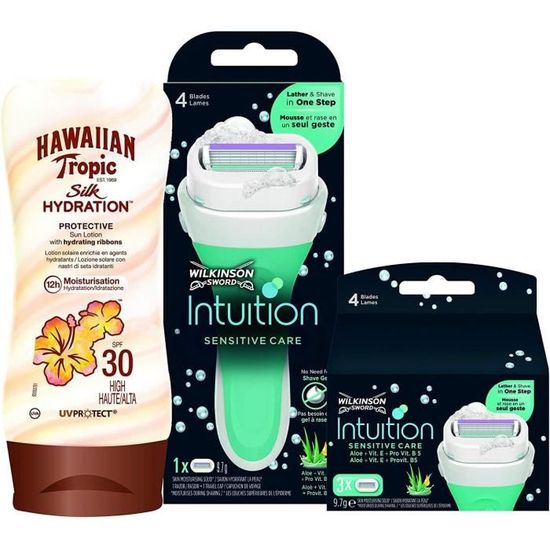 Intuition Sensitive Care Rasoir Pour Femme + 3 Recharges De Lame De — free download