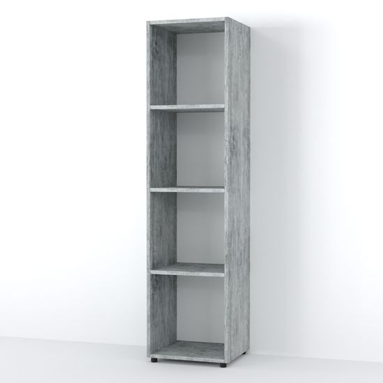 Étagère à Livres Vicco Ludus Blanc 4 Compartiments - Neuf, MDF, Rangement