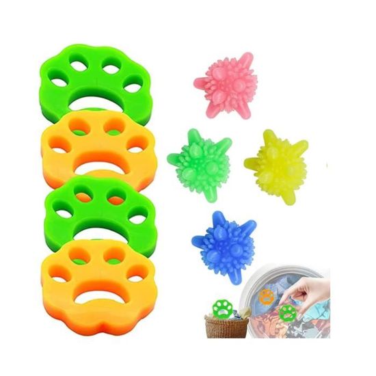 Épelateur à Poils Pour Lave-linge – Attrape-poils Chats Chiens, Réutilisable – Neuf, Sans Produits Chimiques