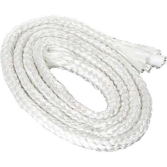 Mèche En Fibre De Verre 1M Ronde 8Mm Pour Lampe À Fusion Lampe À Alcool Lampe À Huile Pour