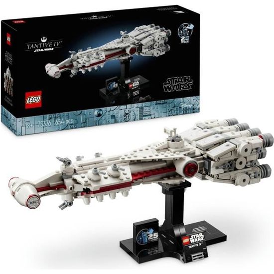 LEGO Star Wars 75376 Tantive IV, Set de Construction, Vaisseau Spatial, Véhicule