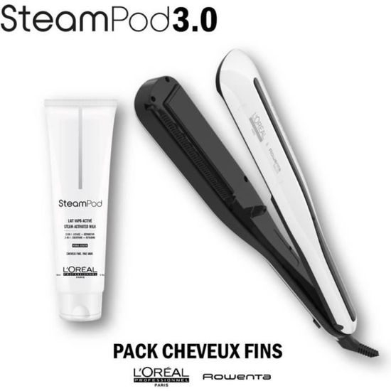 L'Oréal Professionnel Steampod 3.0 Lisseur + Lait Cheveux Fins 150 ml