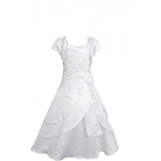 Robe Bébé/tout-petit Pour Communion, Mariage, Soirée - Couleurs Rose, Blanc, Rouge, Taille 3-24 Mois, Neuf Avec étiquettes