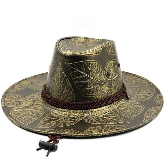 Chapeau de cowboy occidental à large bord pour enfants de 2 à 6