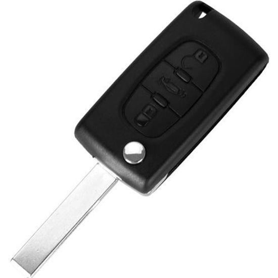 Coques clés plip télécommande Peugeot Citroen DS PSA Coques clés plip télécommande Peugeot Citroen DS PSA