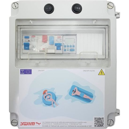 Tableau électrique pour piscine avec chlorinateur : : Tableau Tableau électrique pour piscine avec chlorinateur : : Tableau