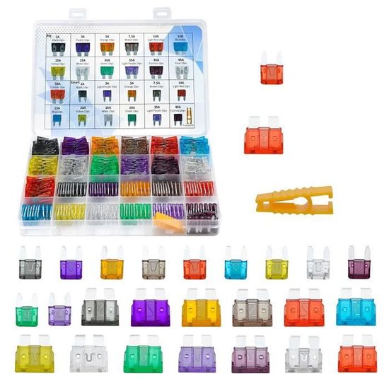 Kit Fusibili Auto 56PCS - Fusibili Standard Per Auto, Moto, Camion E SUV (2A-40A) - Foto 11