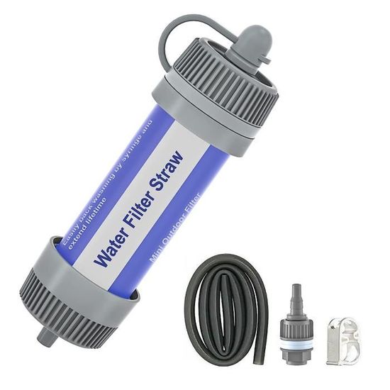 Filtre À Eau Portable, Purificateur D'Eau Pour Extérieur Randonnée