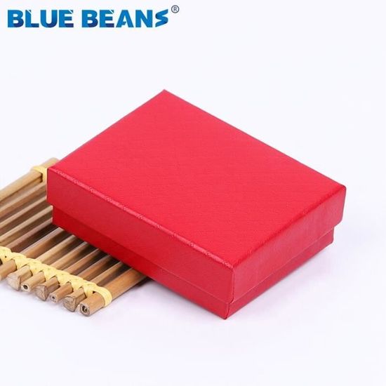 HomeSoGood Lot De 2 Boîtes à Bijoux Carrées En Velours Pour Couple