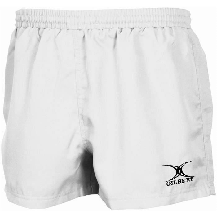 GILBERT Short de rugby Saracen - Homme - Blanc