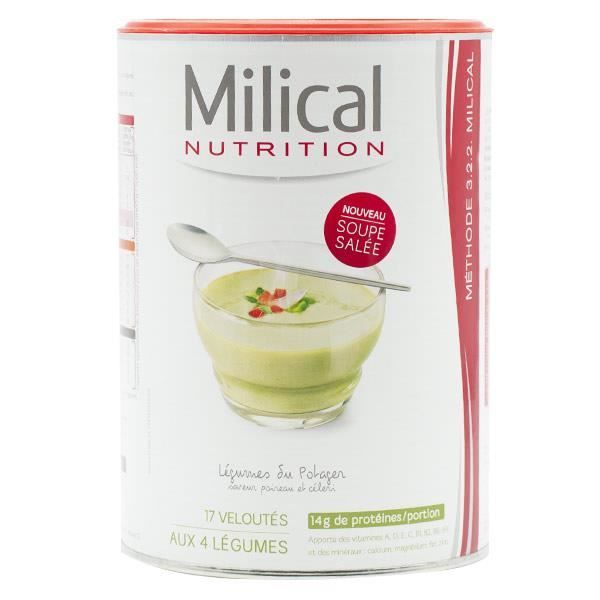 Milical Nutrition Soupe Légumes du Potager 544g