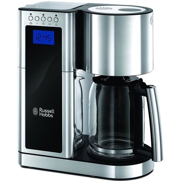 Russell Hobbs 23370-56 Elegance Cafetière Acier chromé/Noir 1,25 L 1600 W