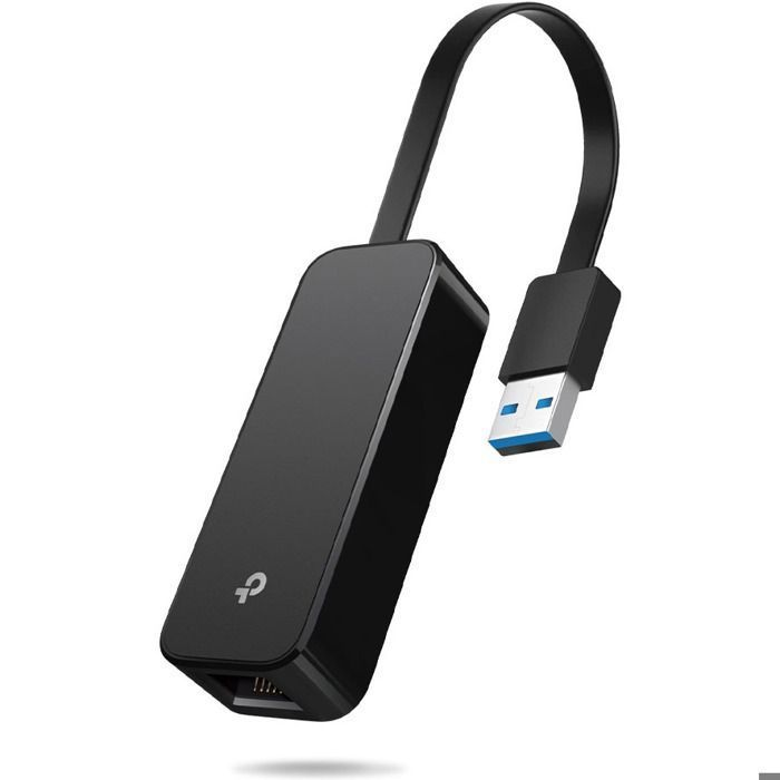 TP-Link Adaptateur USB 3.0 vers Ethernet Gigabit, compatible avec Nintendo Switch, Windows 11/10/8.1/8/7, MacOS et Linux Noir, UE306