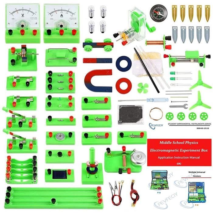 Experiences scientifiques Enfants,Circuit Électrique Kit Experiences scientifiques Enfants,kit electronique Enfant,Science Éducati