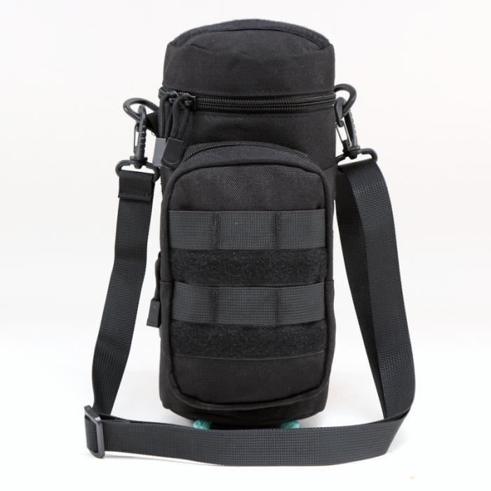 Sac-Pochette Pour Bouteille D’eau Tactique MOLLE En Nylon Avec La Bandoulière De Plein Air