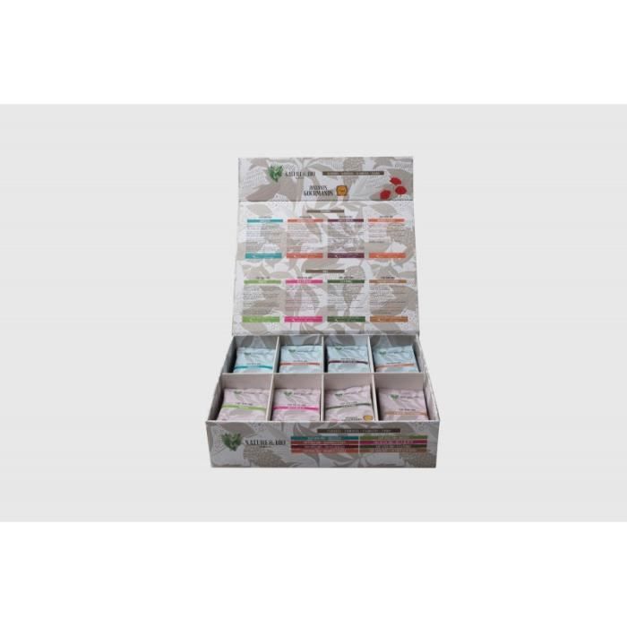 Coffret Thés et Infusions Bio Instants Gourmands infx56 Nature&Bio By DGC