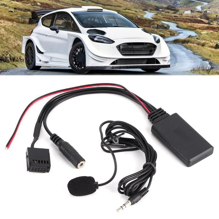 Adaptateur De Câble Bluetooth Aux-In De Voiture Avec Appel Mains Libres Microphone Pour Ford Focus 6000Cd -NIM