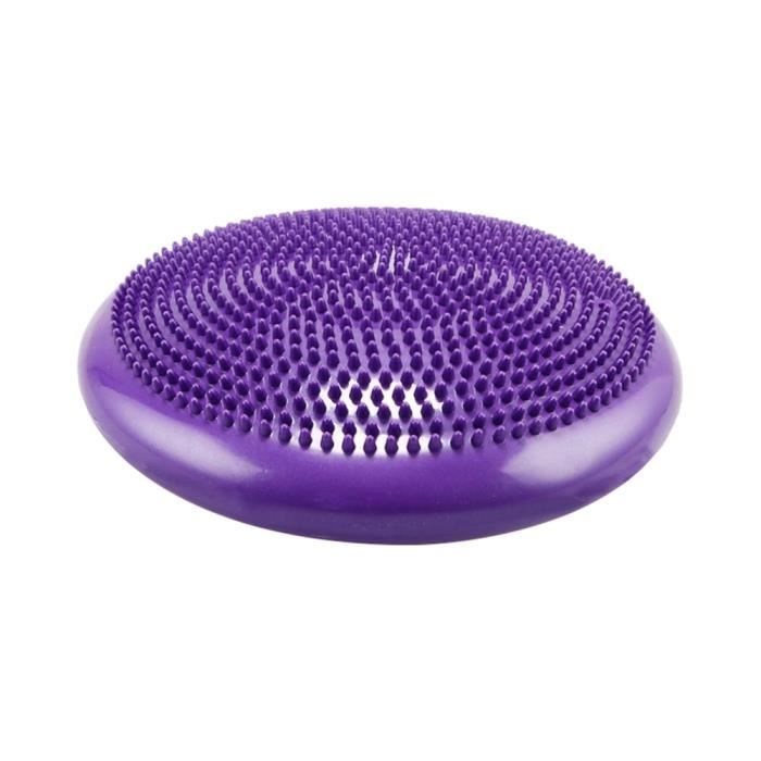 Tapis de sol,Tapis de Yoga en PVC, exercice d'équilibre, coussin de Massage gonflable pour femmes, équipement - Type Violet