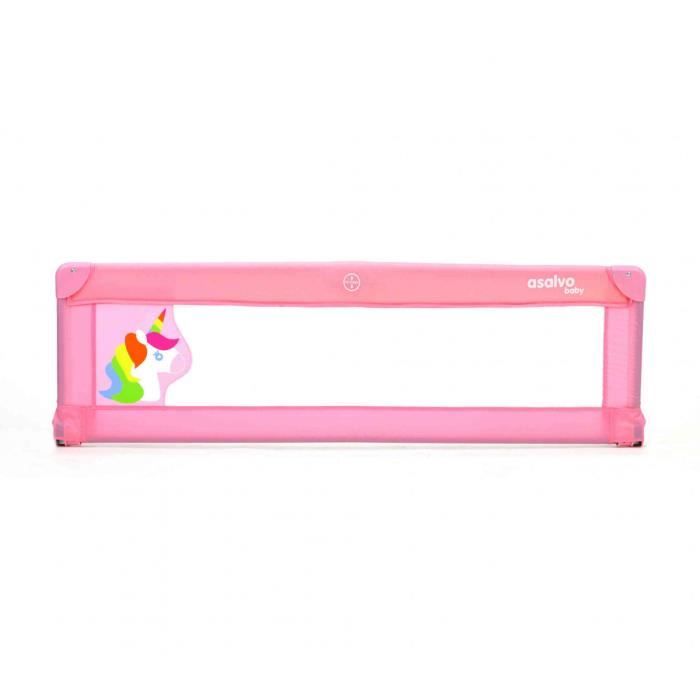 Barrière de lit Asalvo 140 cm 'Licorne' - Rose