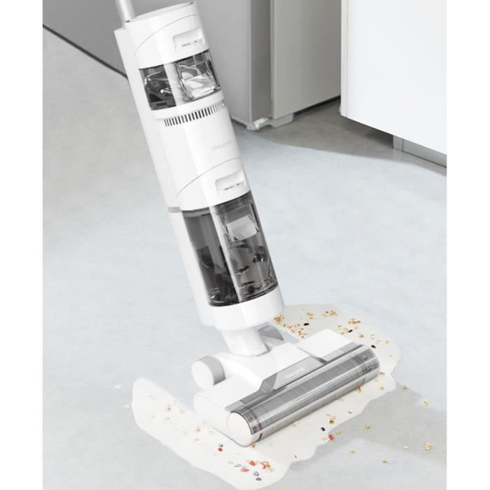 Dreame H11 Aspirateur Balai Sans Fil Intelligent - Ecran LED - Nettoyeur Sec/Humide - Blanc