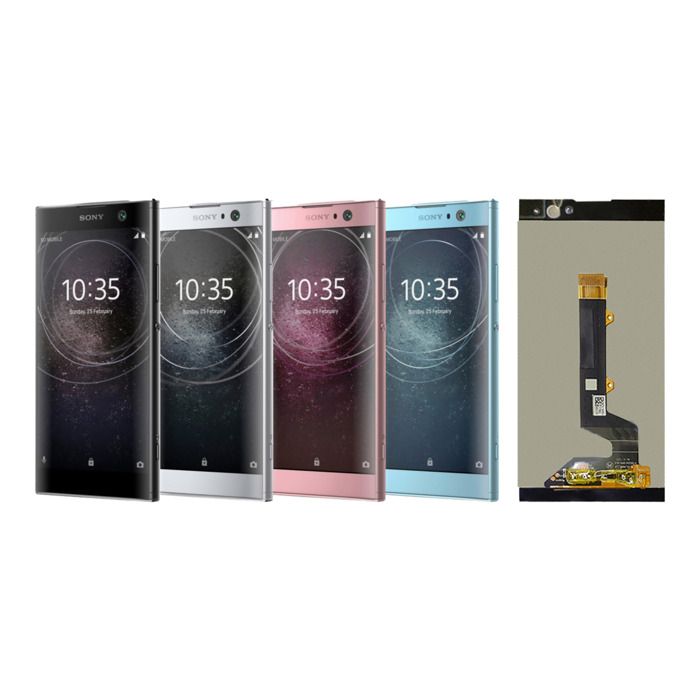 Ecran tactile + LCD noir de remplacement pour Sony Xperia XA2 (H4133 / H4131 / H4132)