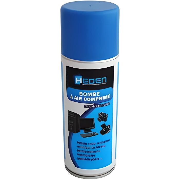 HEDEN - Bombe Air Comprime - Nettoyage PC - 400ml