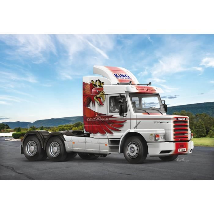 Maquette camion : Scania T143H 6x2 aille Unique Coloris Unique