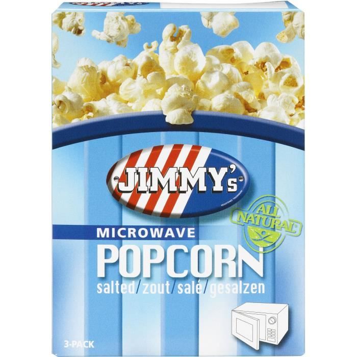 Pop corn Micro onde salé 3x90g