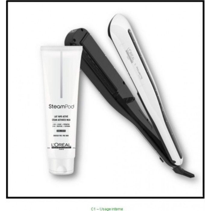 L'Oréal Professionnel Steampod 3.0 Lisseur + Lait Cheveux Fins 150 ml