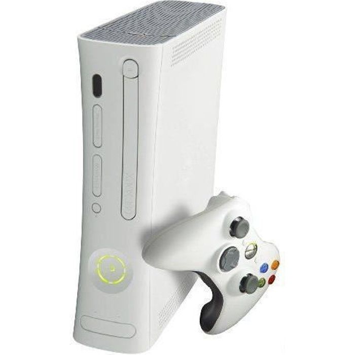 Console Xbox 360 Blanche +Manette + 3 jeux VF