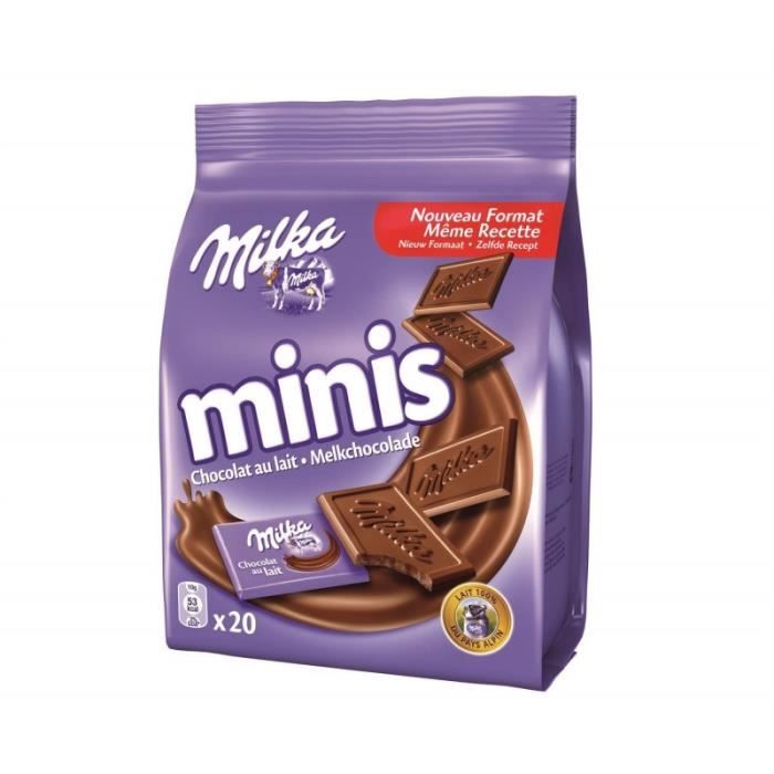 MILKA - Minis Lait 200G - Lot De 4