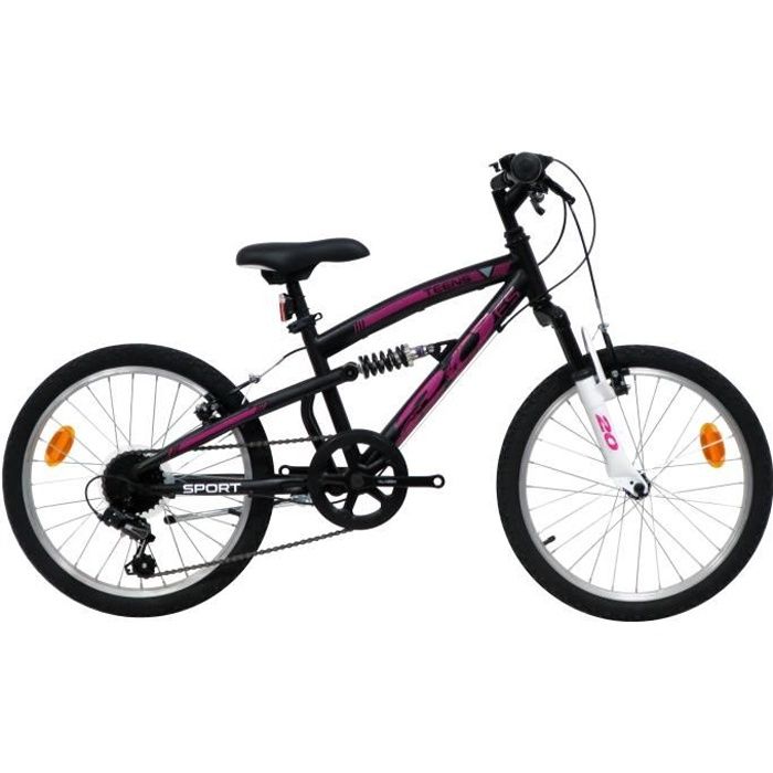 Vélo enfant VTT 20'' Tout suspendu Fille \