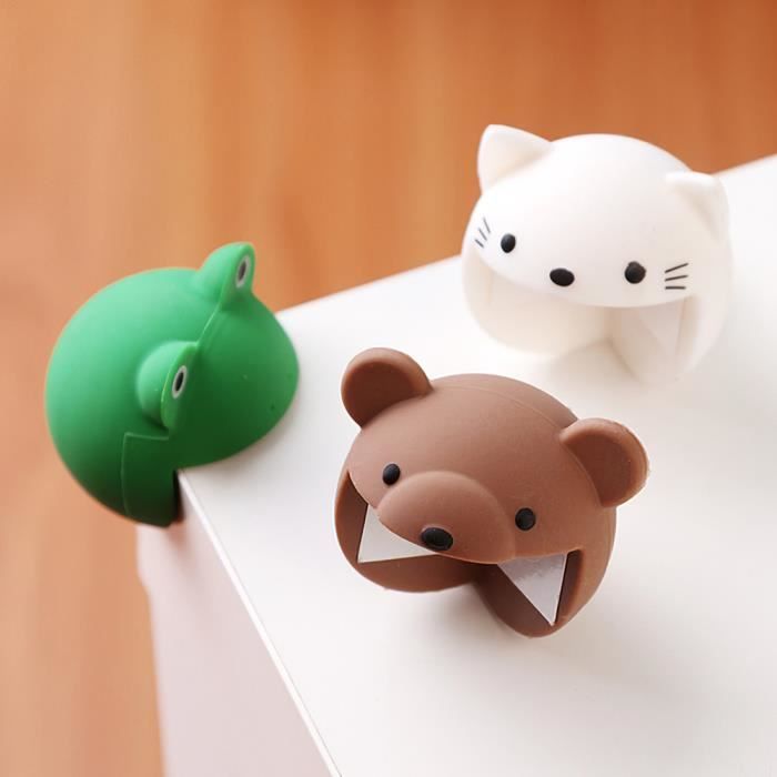 4pcs protecteur de table mÉnage coint coin silicore point bord fond carton moding pour baby avec tape adhÉsive